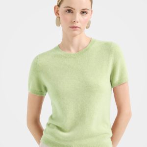Superfine Grade-A 100% Cashmere Lightweight Breathable Knit Top