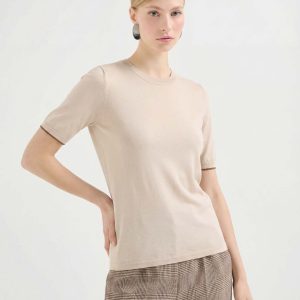 Soft 100% Cotton Lightweight Knit T Shirt